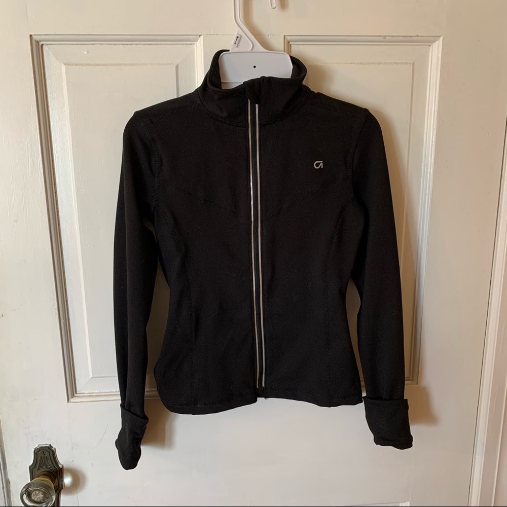 Black GAP Fit Moto Jacket